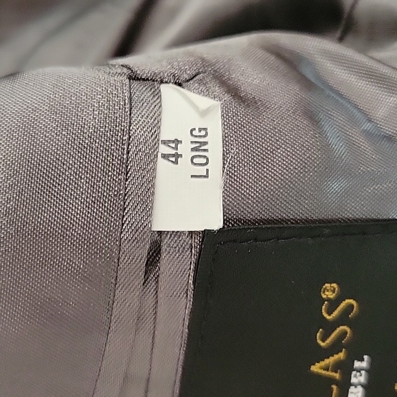 MENS BILL BLASS 44L BLAZER CAMEL HAIR GRAY RETRO - Picture 4 of 7